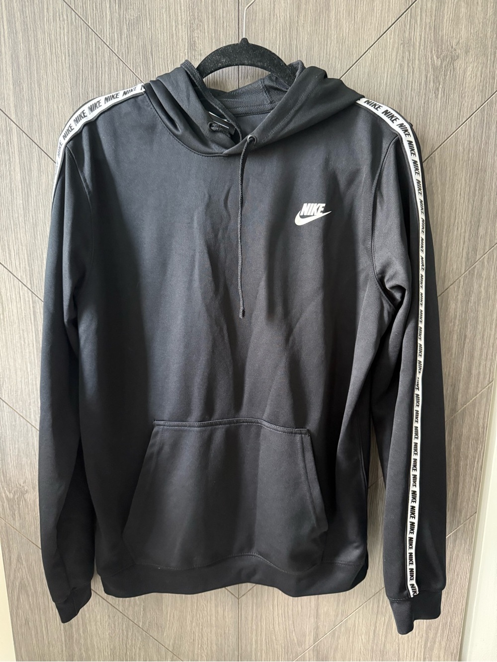 Women’s Nike Black Hoodie with White Logo